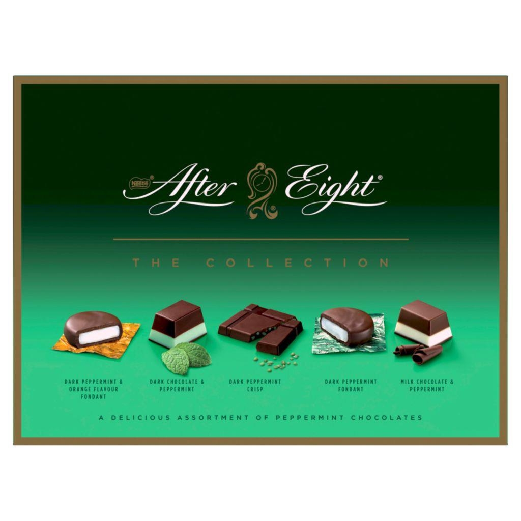 After Eight Mint bonboniéra, směs peprmintových bonbónů z mléčné a hořké čokolády 199g