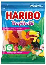 Haribo Tropifrutti želé cukrovinky s ovocnými příchutěmi 100 g