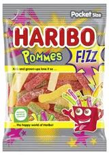 Haribo Pommes F!zz želé s ovocnou příchutí 80g