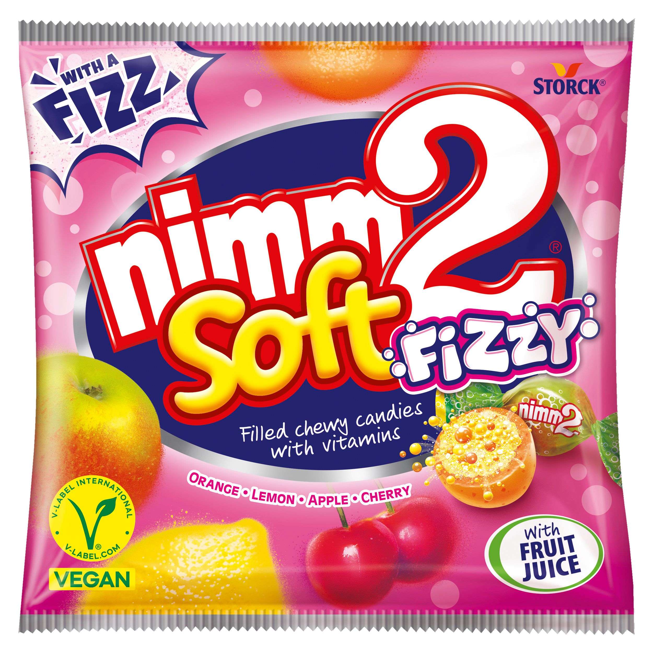 nimm2 Soft Fizzy ovocné žvýkací bonbóny 90g