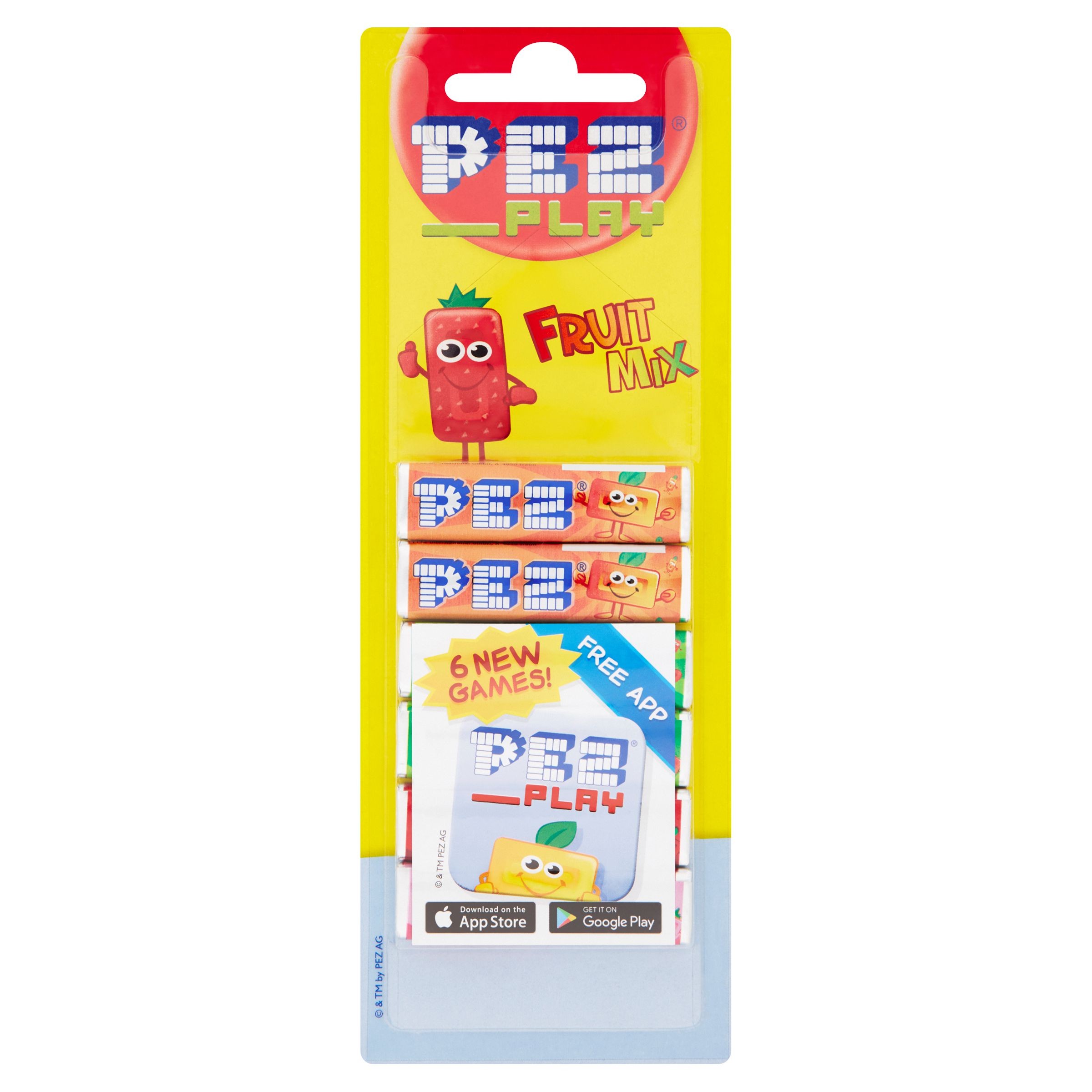 Pez Komprimát s ovocnými příchutěmi 6x8,5 g