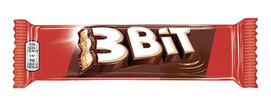 3Bit Tyčinka se sušenkou v mléčné čokoládě 46g