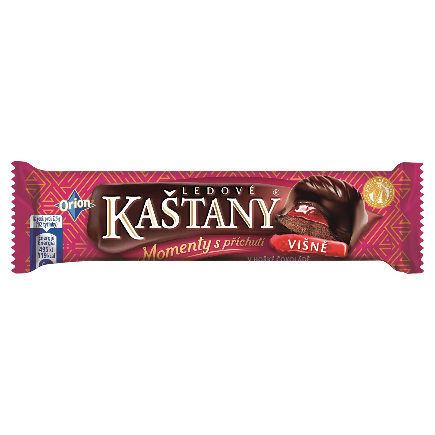Orion Ledové kaštany, Momenty s příchutí višně 45g