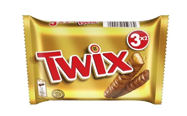 Twix Sušenka s karamelem máčená v mléčné čokoládě 3x50g
