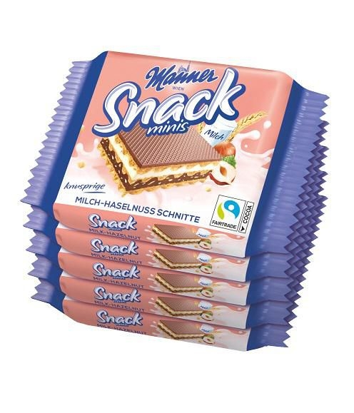 Manner Milch Haselnuss Schnitte 125g