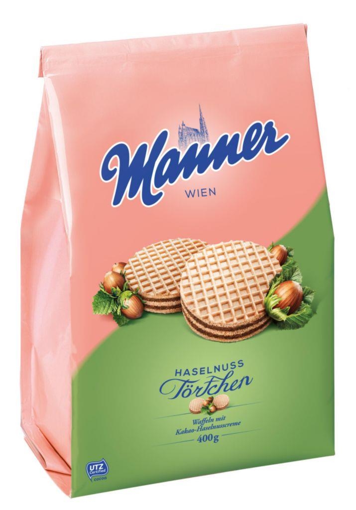 Manner Oplatky s krémovou kakaovou a oříškovou náplní 400 g