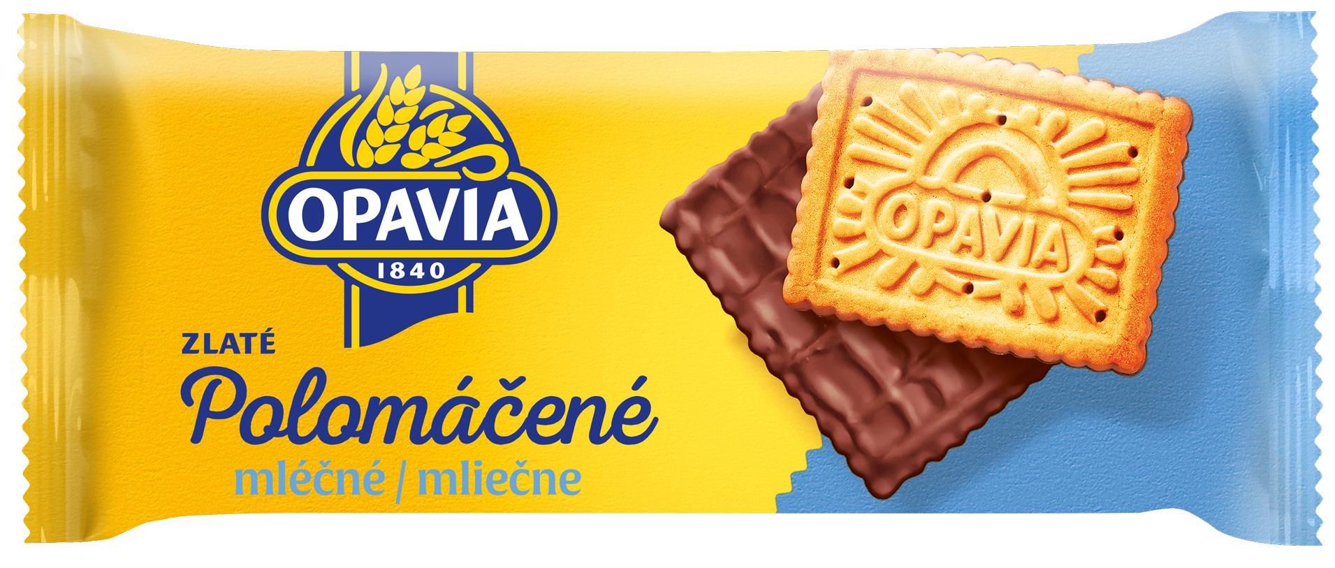 Opavia sušenky Zlaté Polomáčené mléčné 100g
