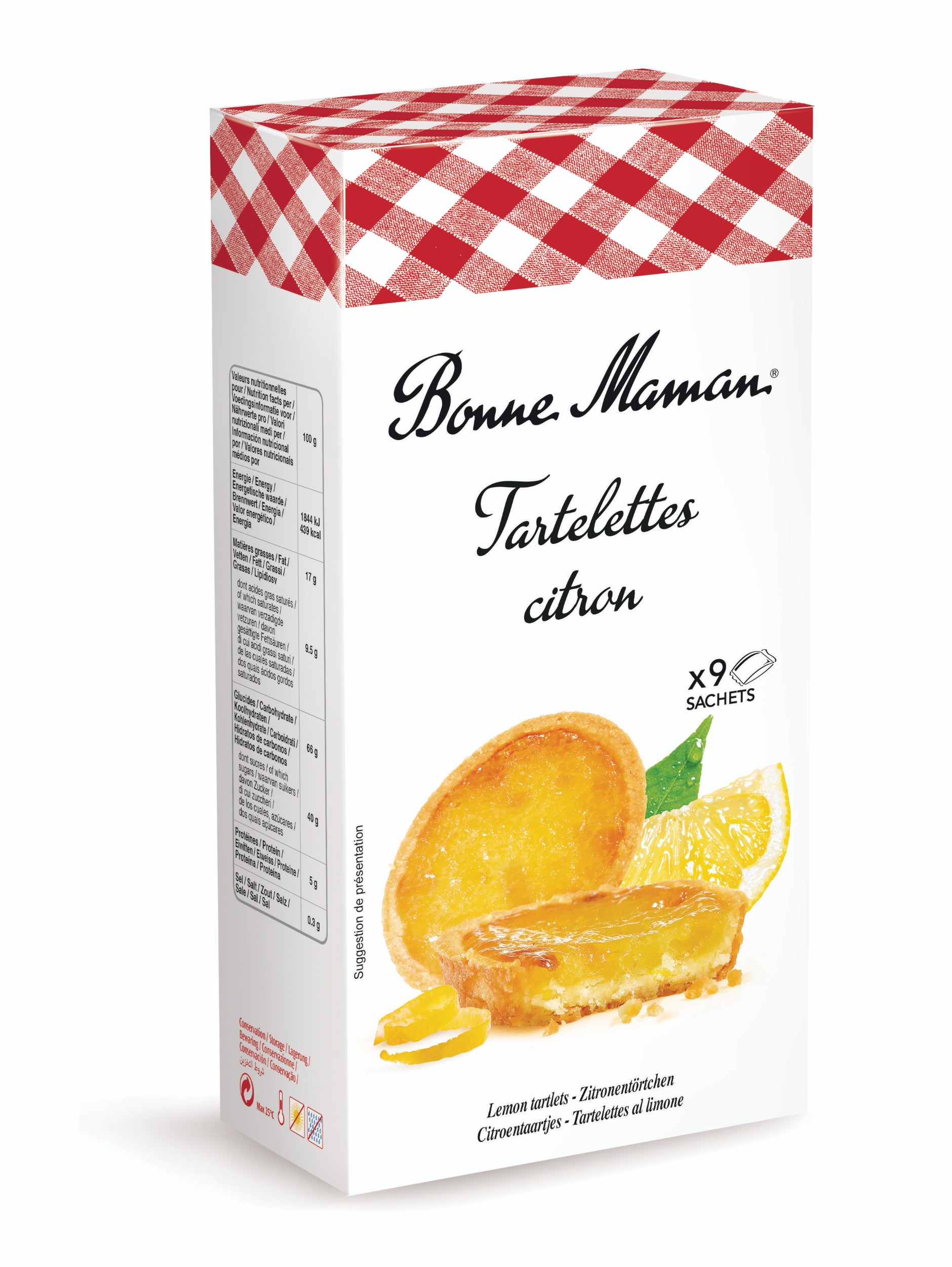 Bonne Maman Tarteletky citrón 125g