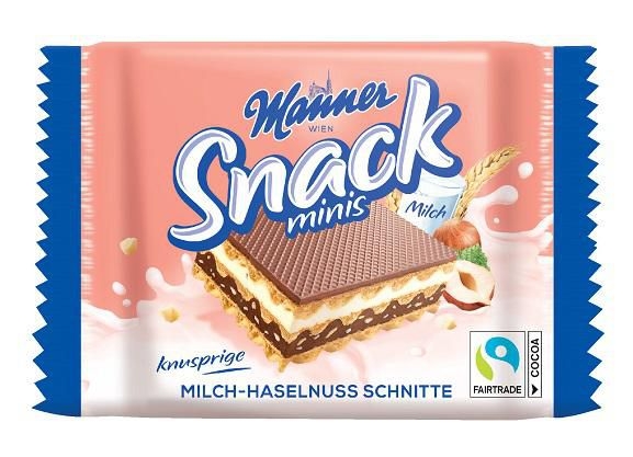 Manner Oplatky s kakaovo-oříškovou náplní 25 g