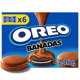 Oreo Sušenky s vanilkovou náplní, kakaová poleva 246g