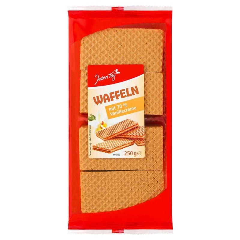 Jeden Tag Vafle s vanilkovou příchutí 250g