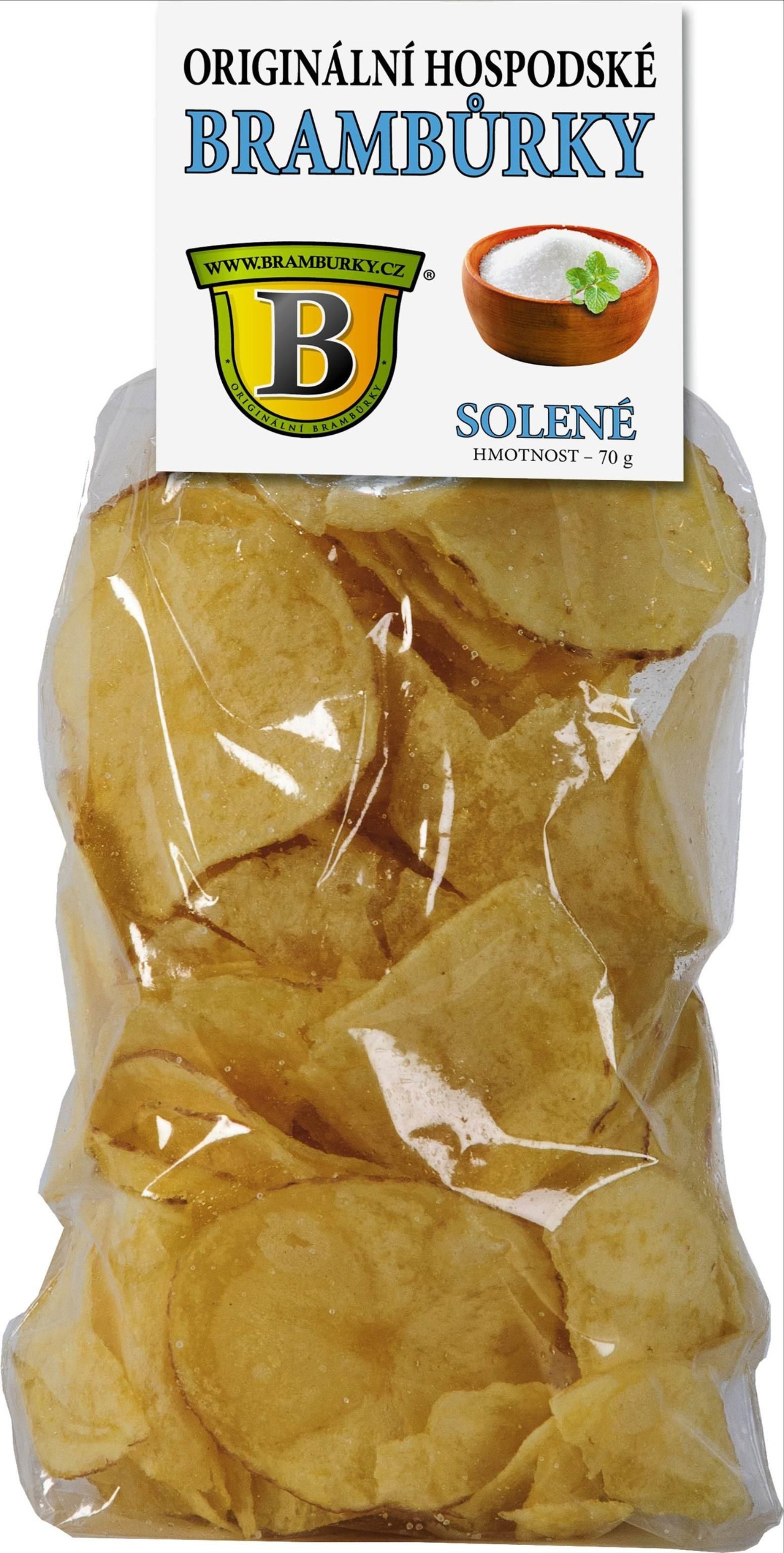Originální hospodské brambůrky solené 70g