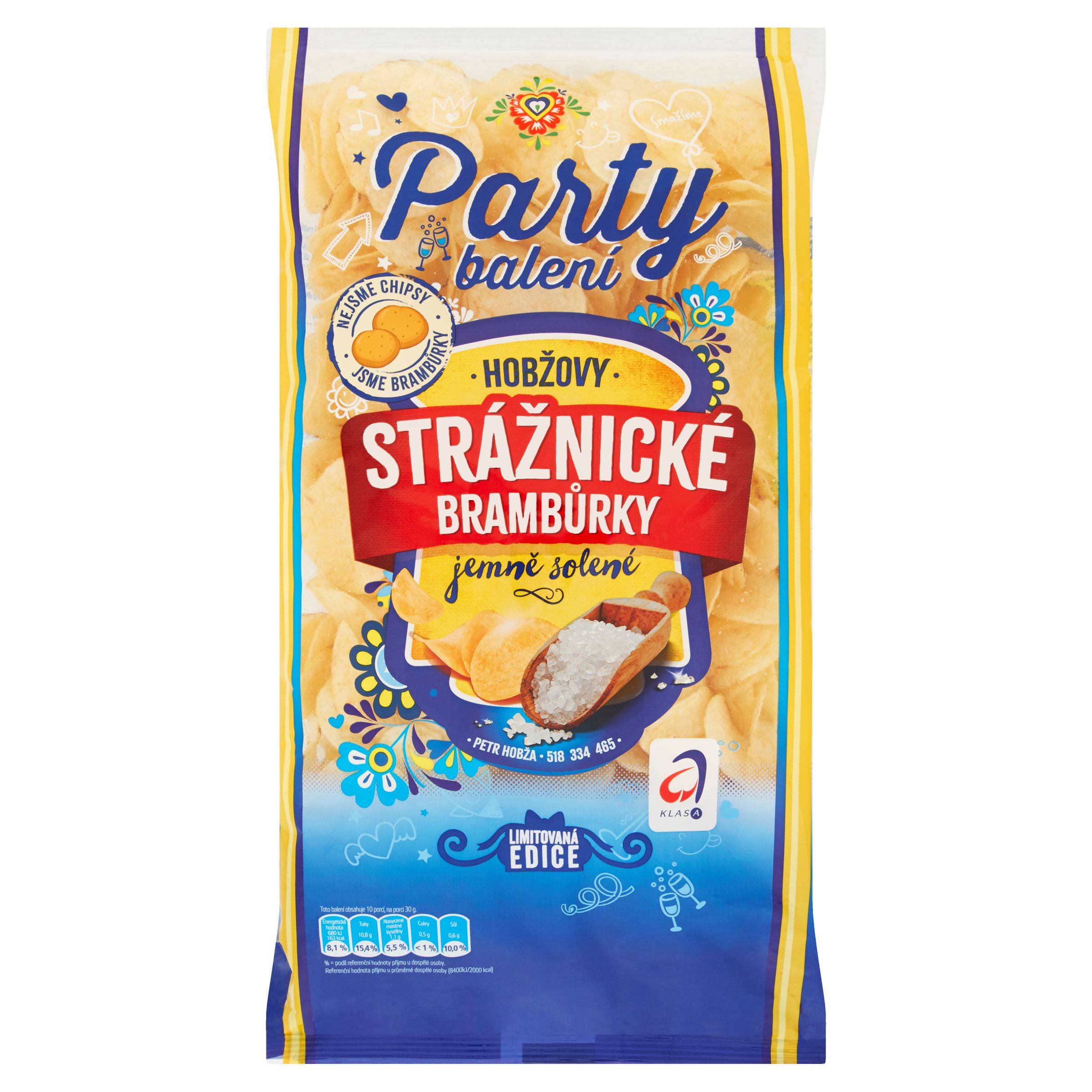 Strážnické Brambůrky Party balení solené 300 g
