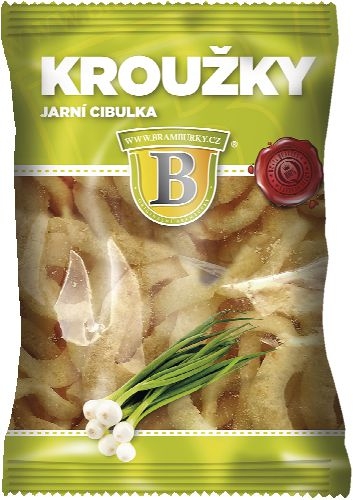 Originální brambůrky Kroužky jarní cibulka 50g