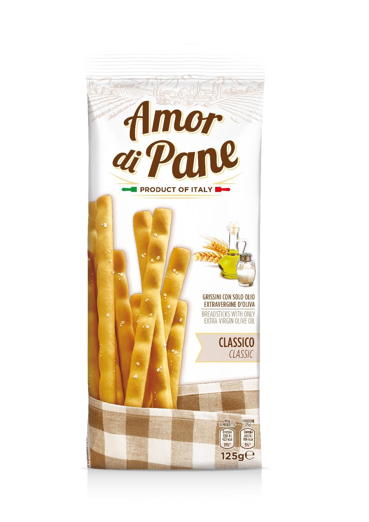 Grissini Amor di Pane Classic 125g