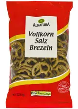 Alnatura BIO Celozrnné slané preclíky 125 g