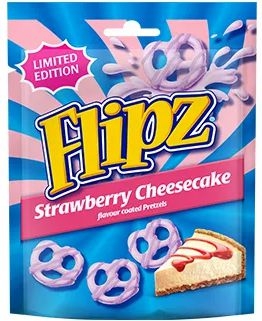 Flipz Strawberry Cheesecake preclíky 90 g