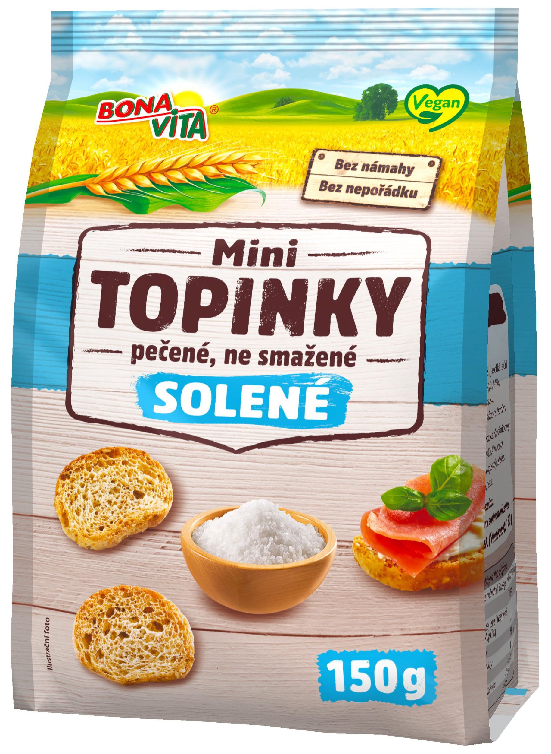 Bona Vita Mini topinky solené 150g