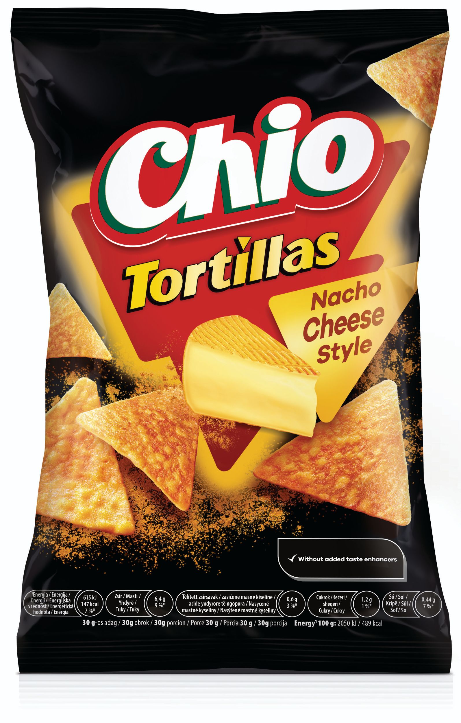 Chio Tortillas Nacho Cheese 110g