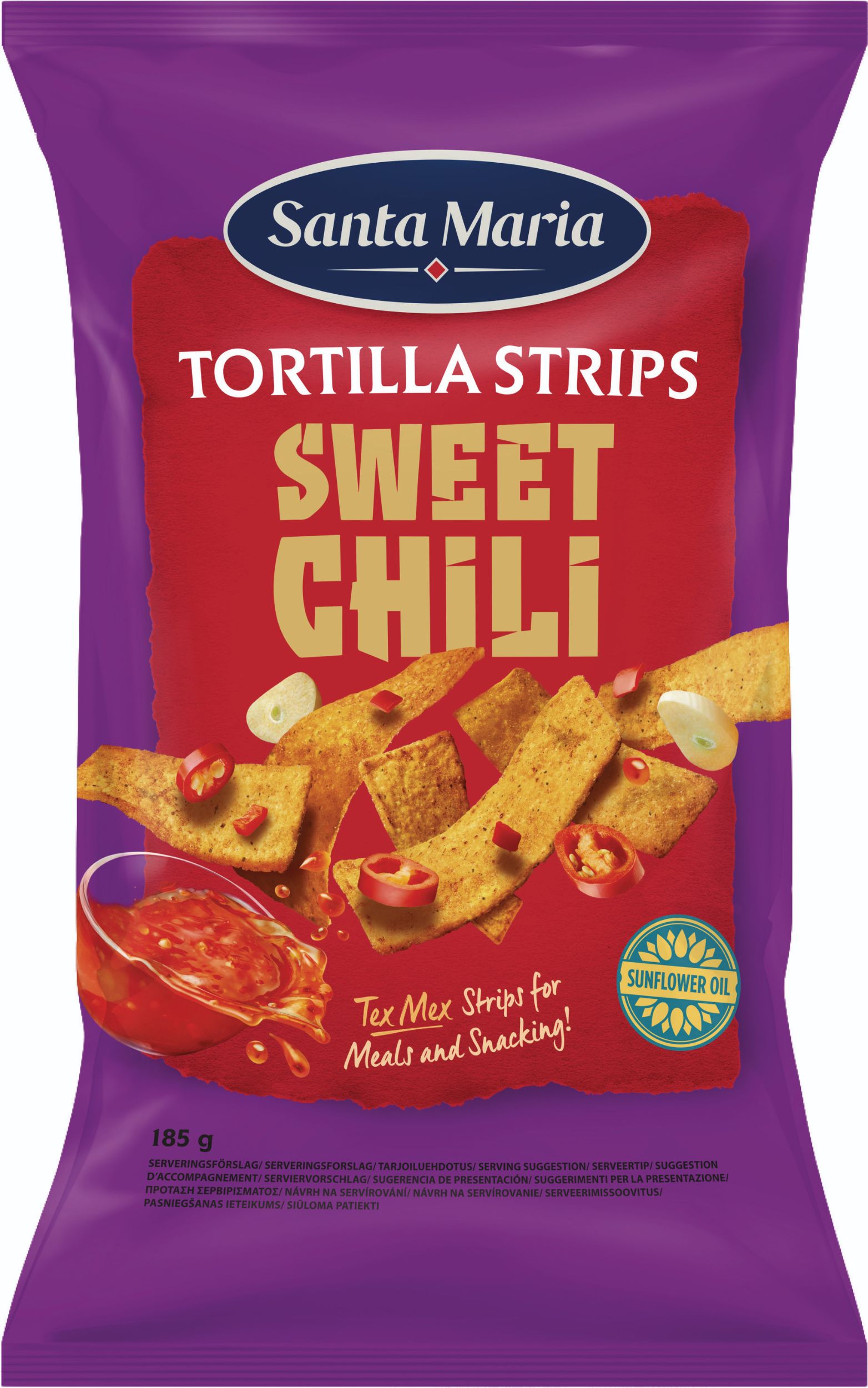 Santa Maria Tortilla Strips SweetChili 185g