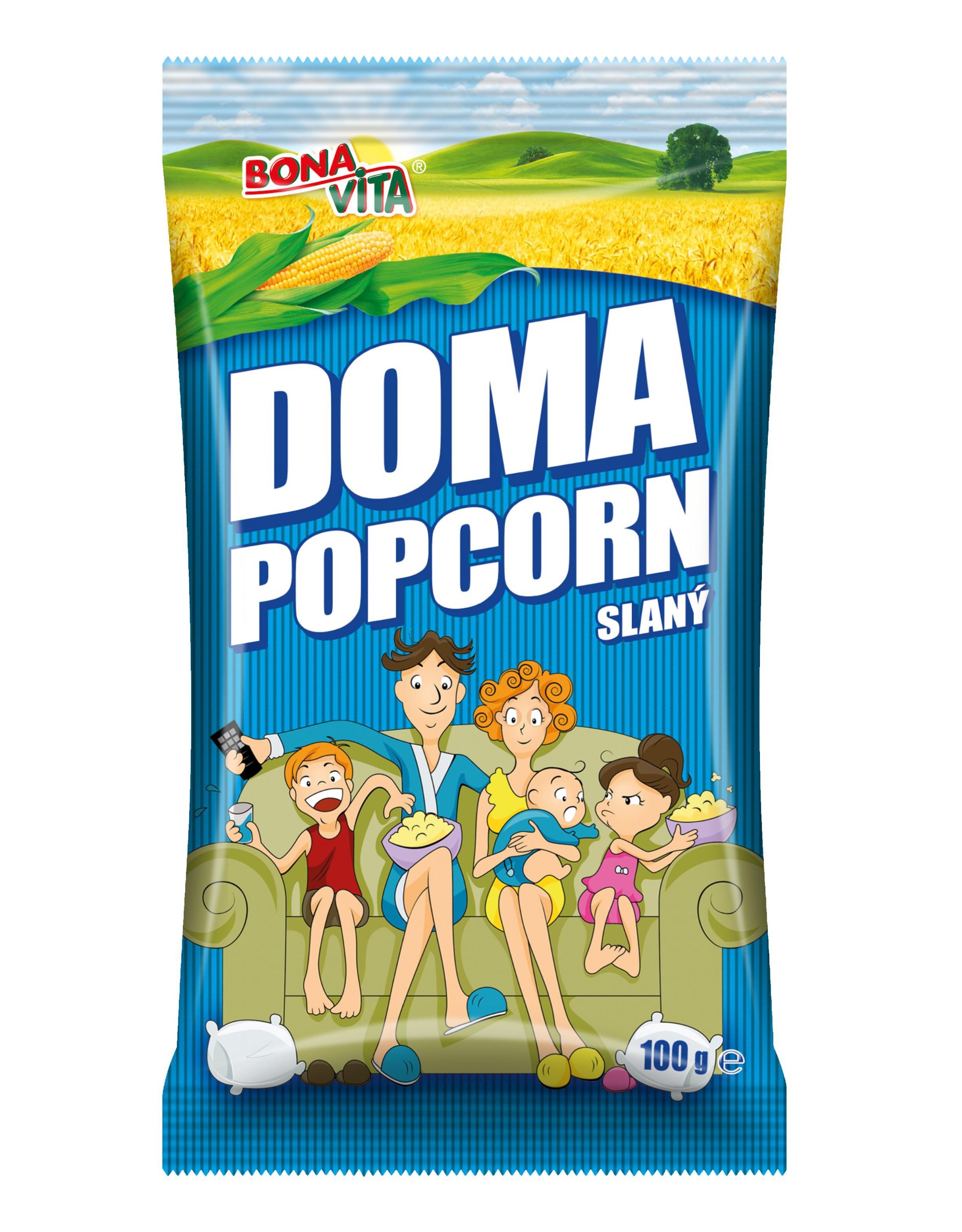 Bona Vita Doma popcorn slaný 100 g