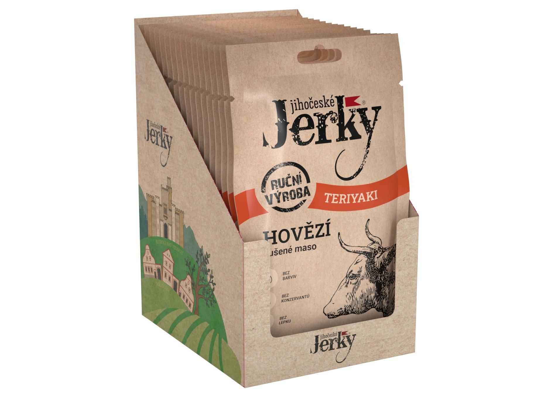 Jihočeské jerky Hovězí teriyaki 20g