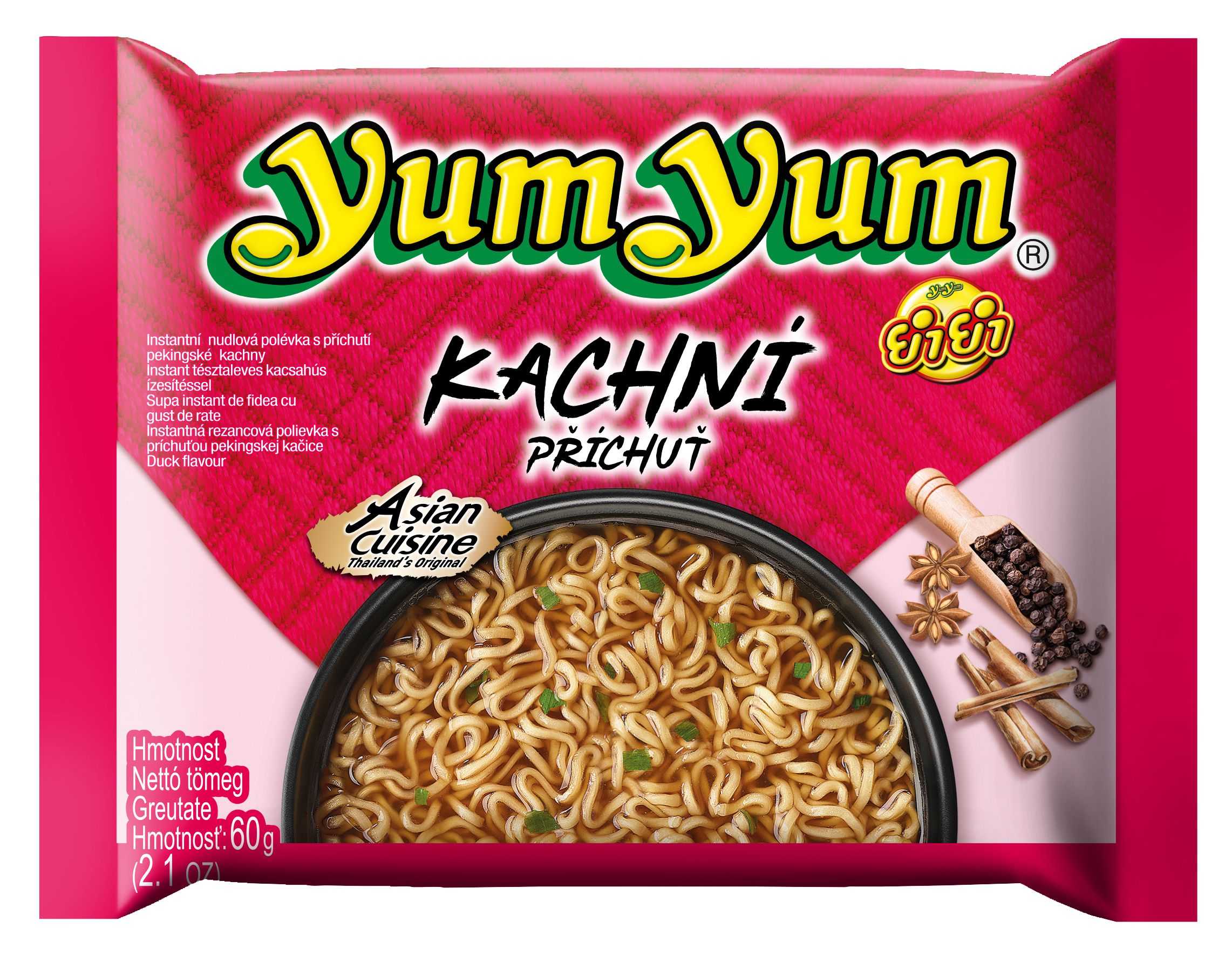 YumYum Instantní nudlová polévka s příchutí pekingské kachny 60 g