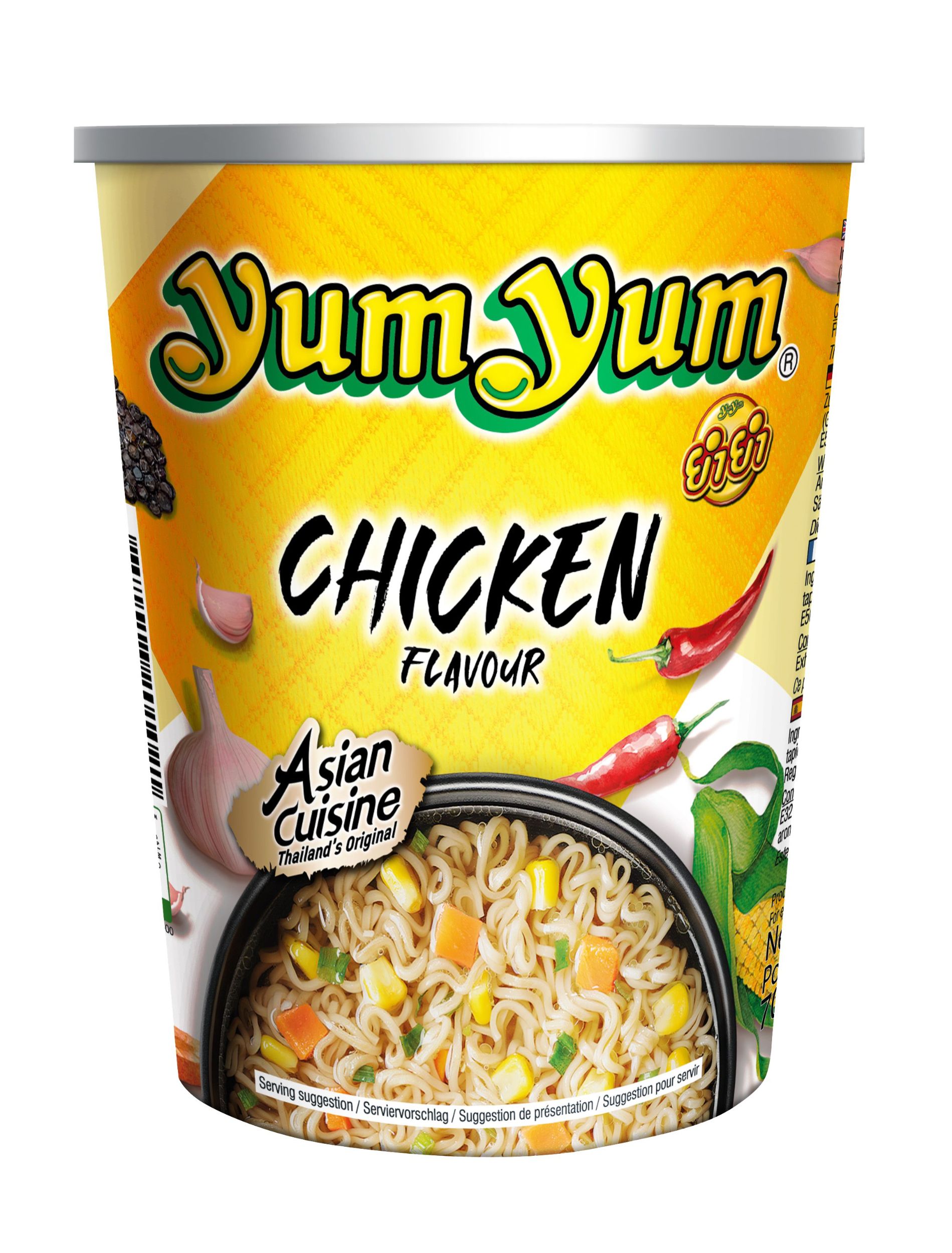 YumYum Instantní nudlová polévka s kuřecí příchutí 70 g