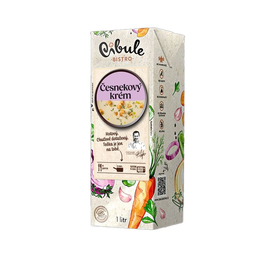 Cibule Bistro Česnekový krém 1l