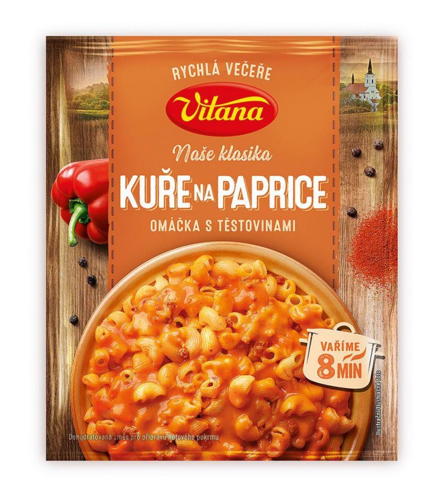 Vitana Kuře na paprice omáčka s těstovinami 167 g