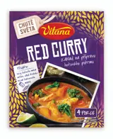 Vitana Red curry, základ na přípravu hotového pokrmu 53g