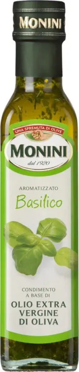 Monini Dresink s extra panenským olivovým olejem a bazalkou 250 ml