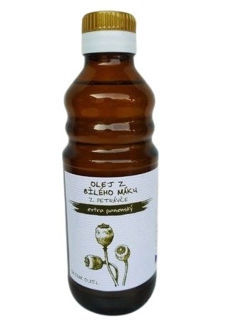 Olejový mlýn Petráveč Olej z bílého máku 250ml