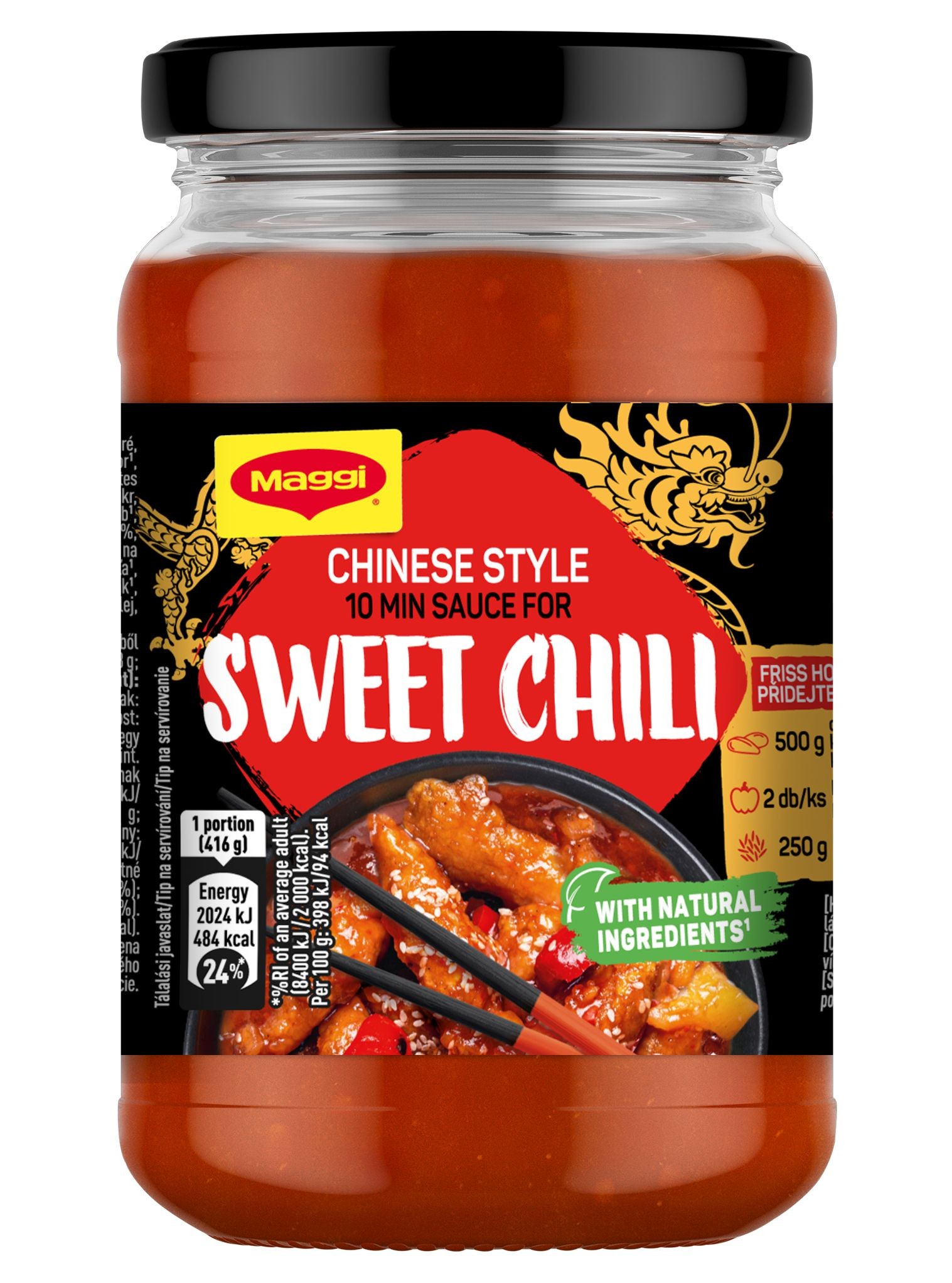Maggi Hotová omáčka Sweet Chilli na čínský způsob 355 g