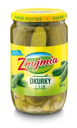 Znojmia Okurky 7-9 cm 680 g