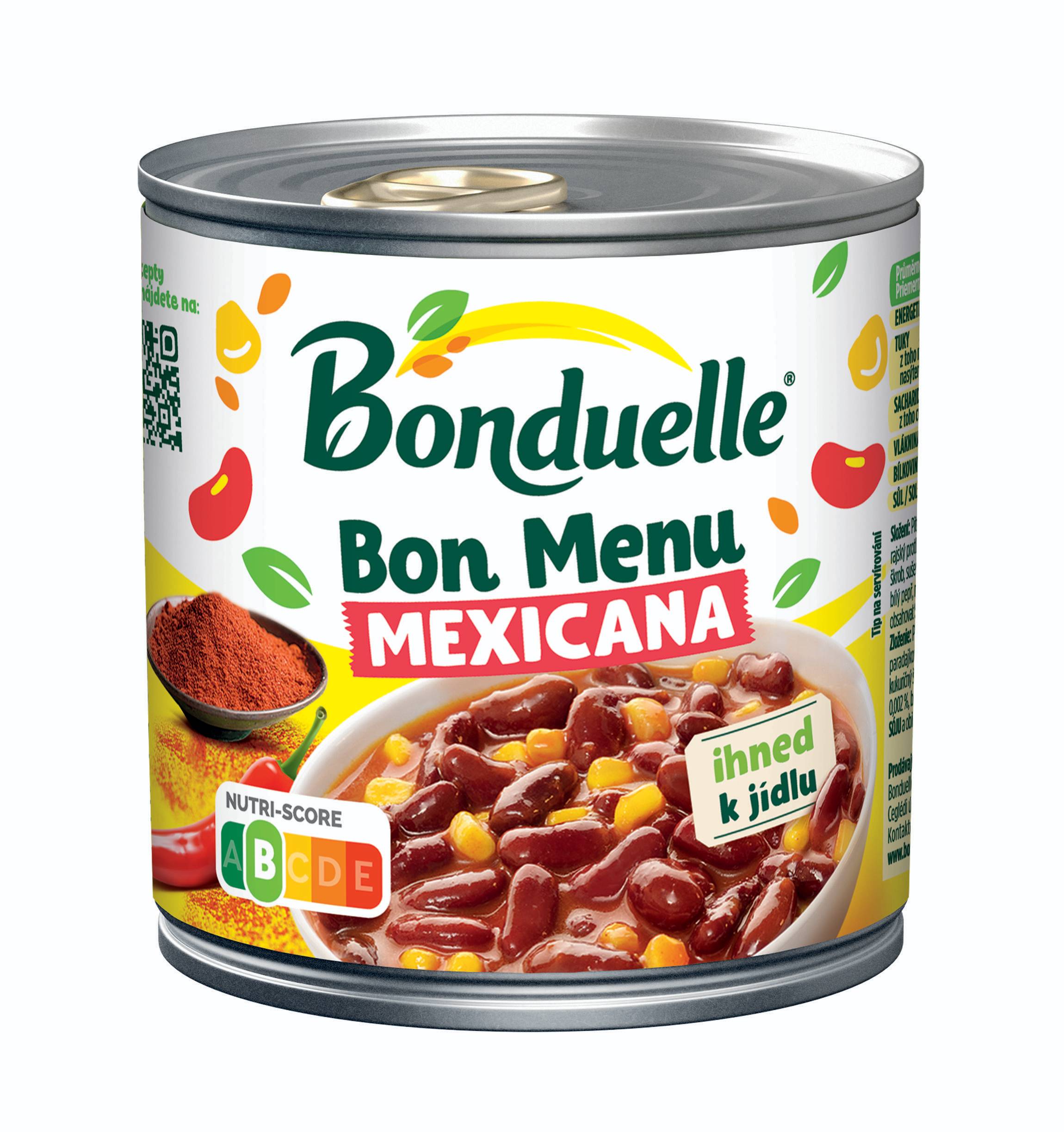 Bonduelle Bon menu Červené fazole s kukuřicí v chilli Mexicana 425 ml