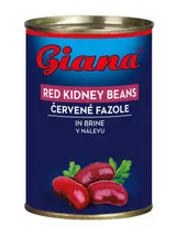 Giana Červené fazole ve sladkoslaném nálevu 400g