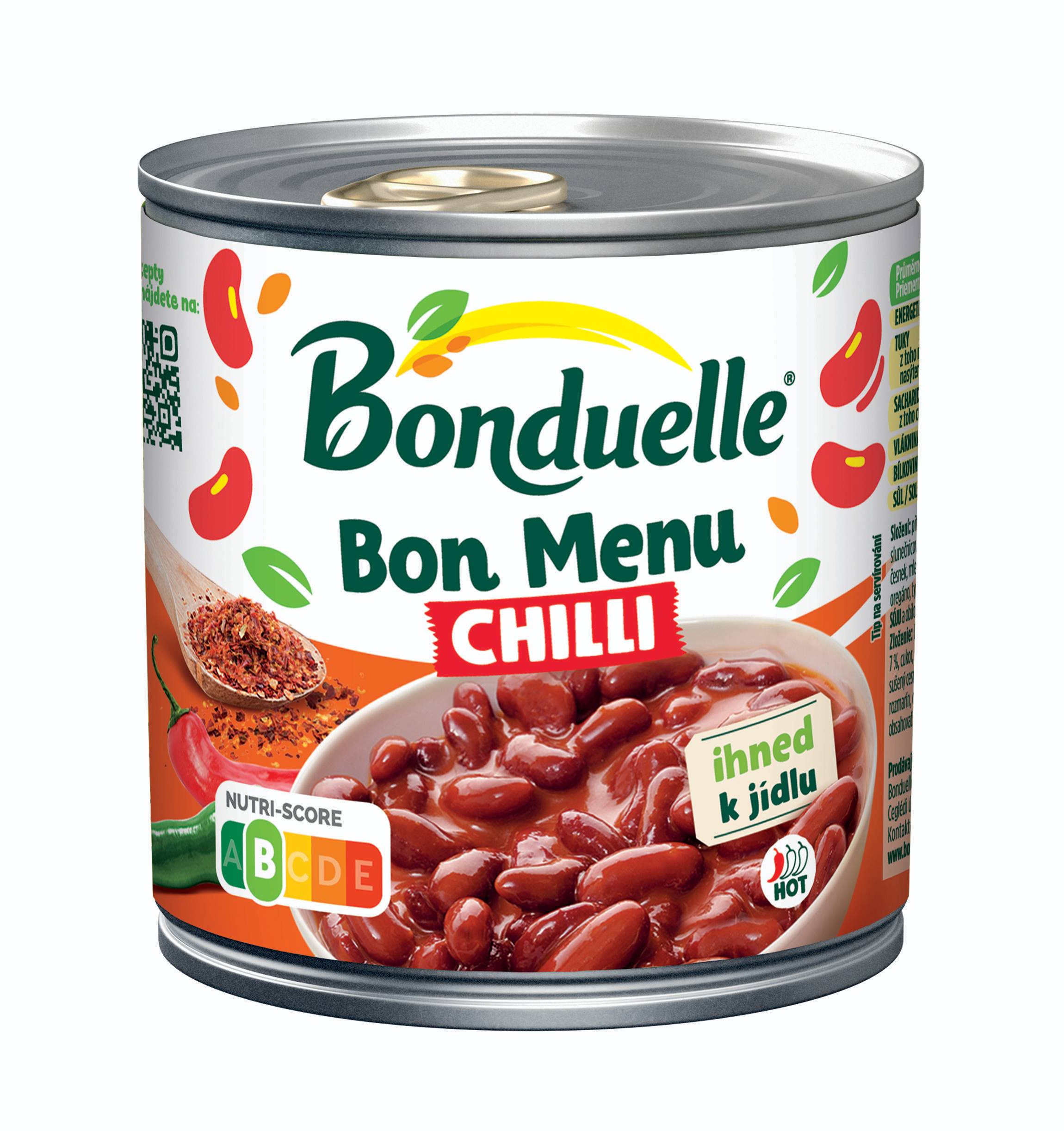 Bonduelle Bon menu Červené fazole v chilli 425 ml