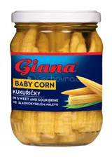 Giana Kukuřičky v sladkokyselém nálevu 340 g