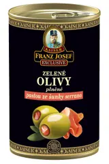 Kaiser Franz Josef Zelené olivy plněné pastou ze šunky serrano 300g