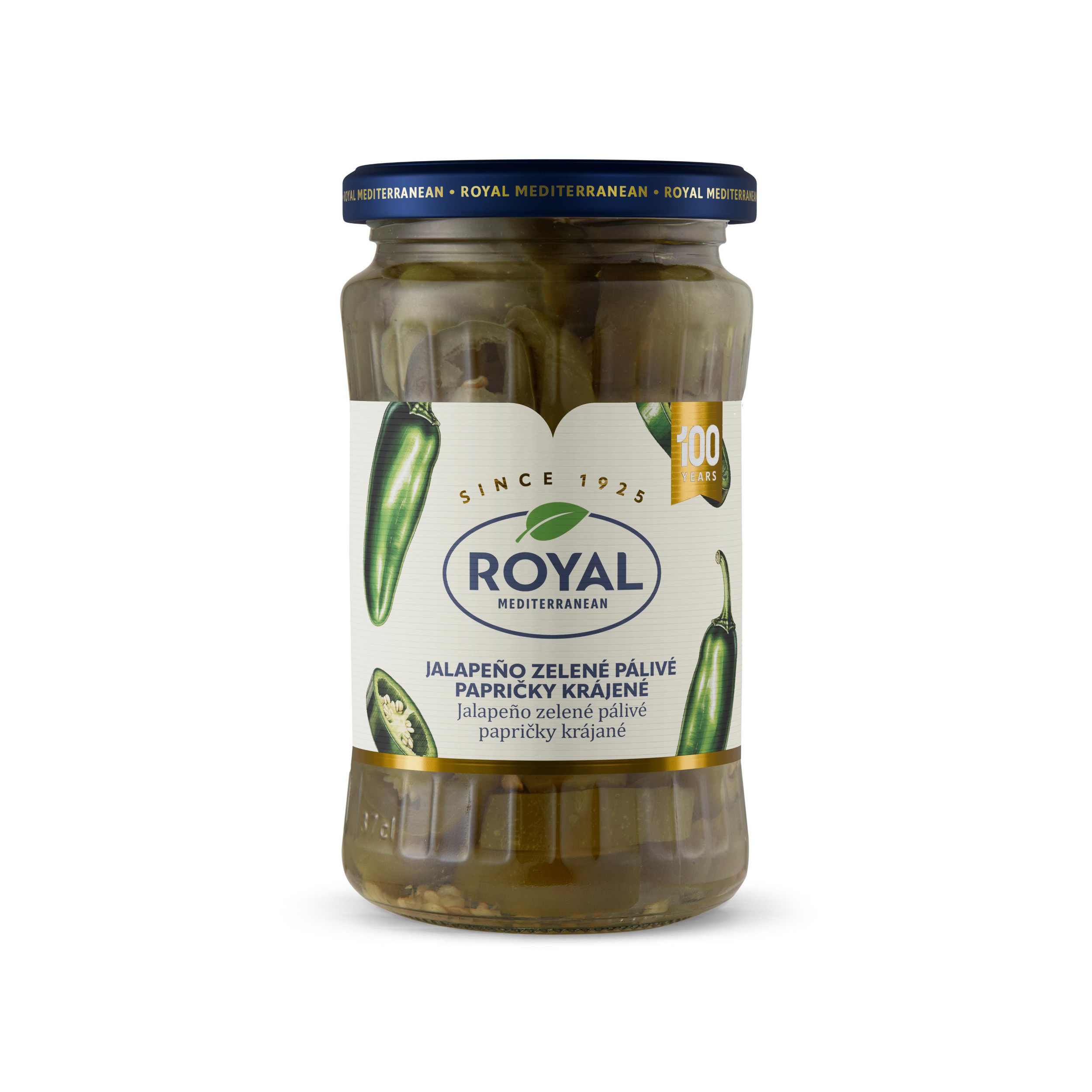 Royal Zelená jalapeňo paprika plátky 360g