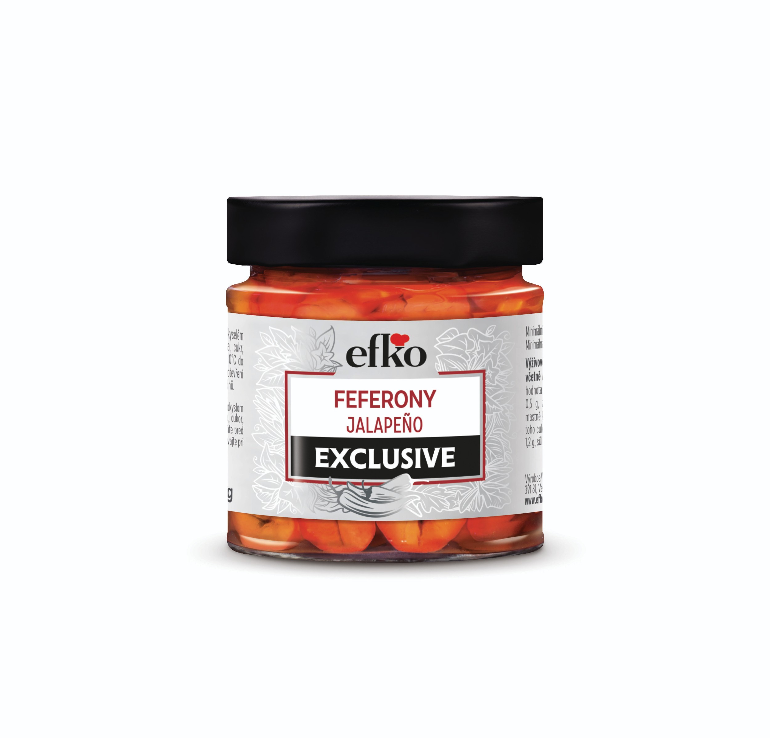 Efko Feferony Jalapeňo Exclusive 210 ml