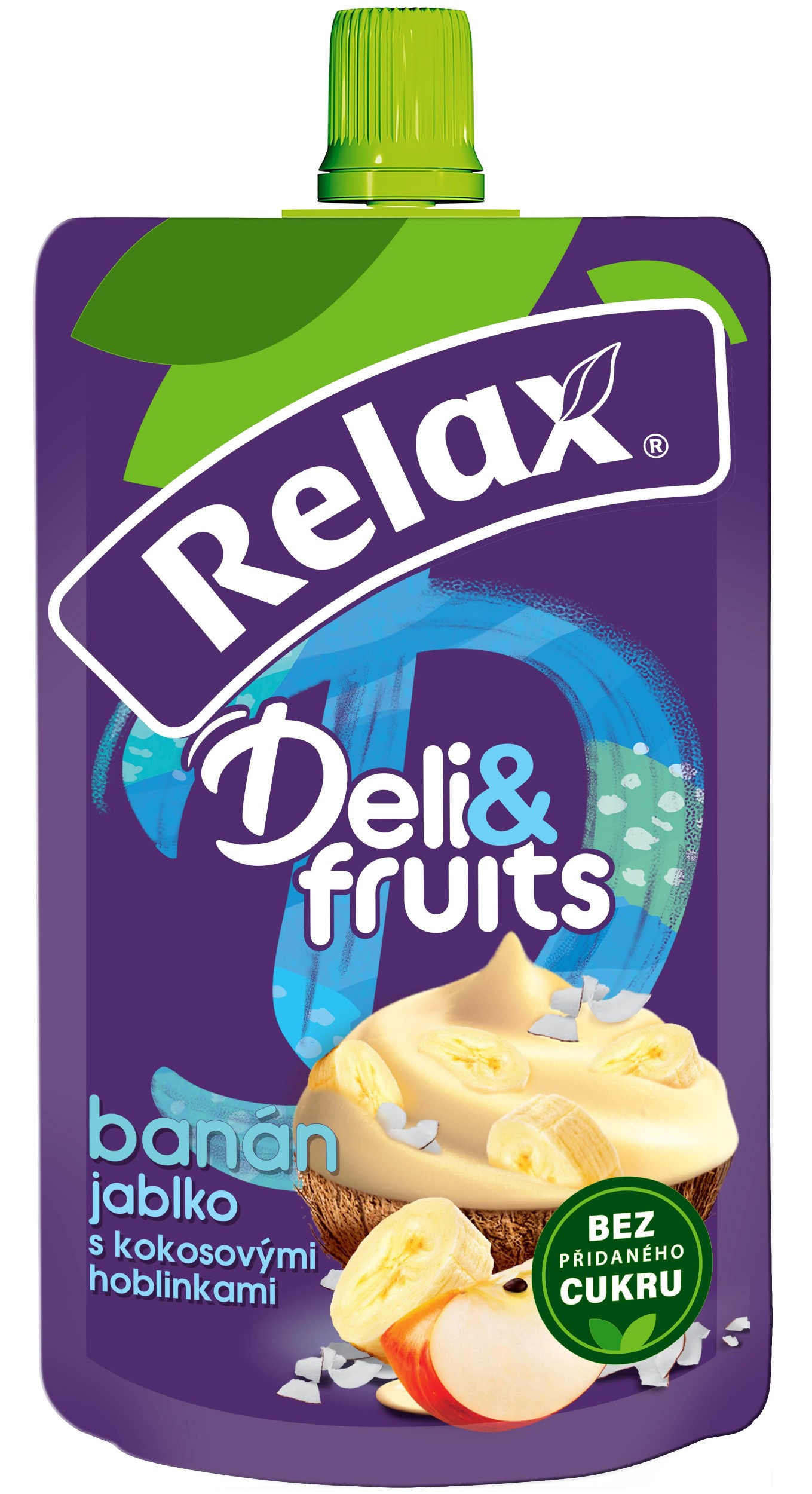 Relax Deli&fruits pyré Banán-jablko-kokos 170g