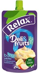 Relax Deli&fruits pyré Banán-jablko-kokos 170g