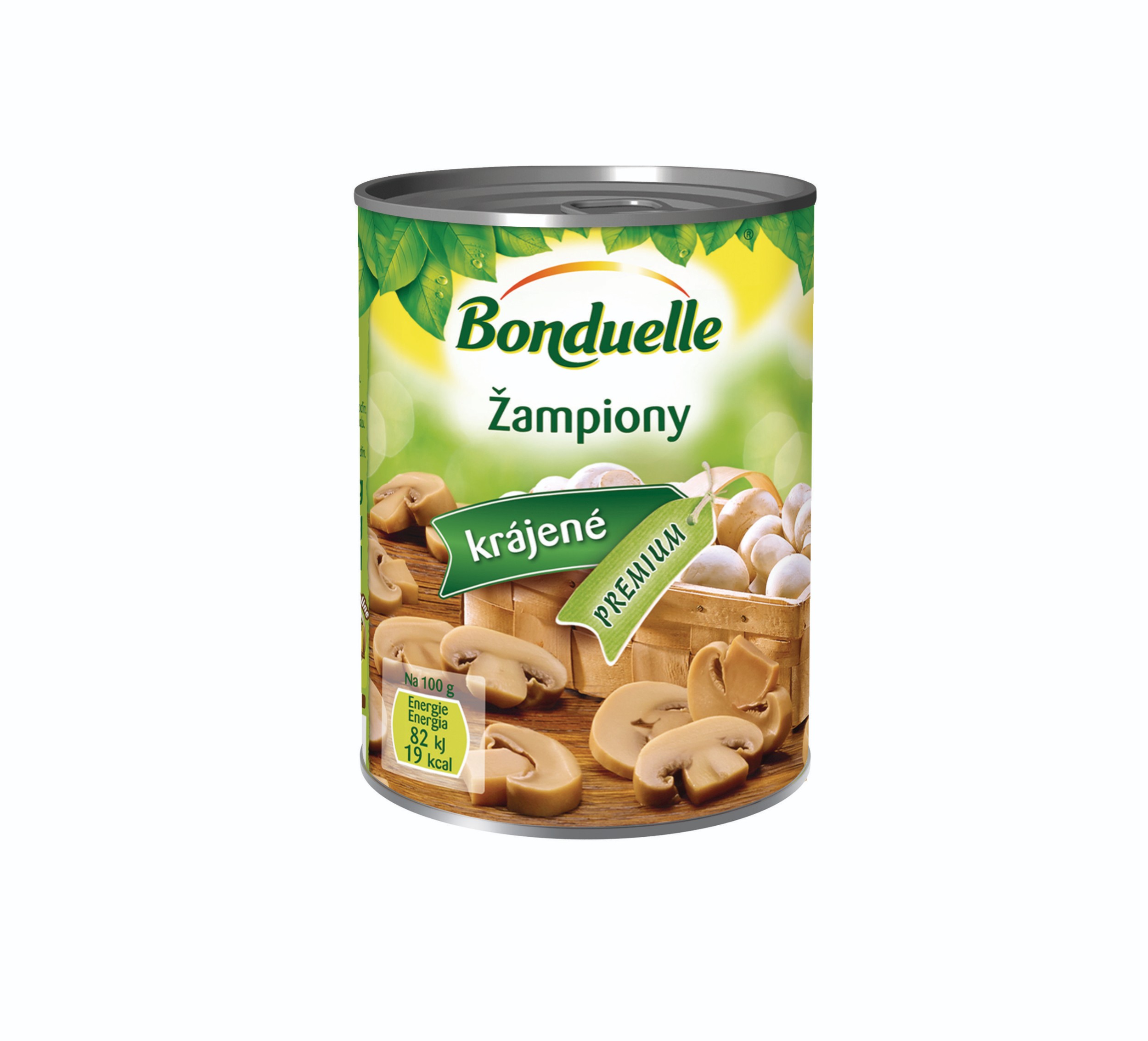 Bonduelle Žampiony plátky v m.s. nálevu 425 ml