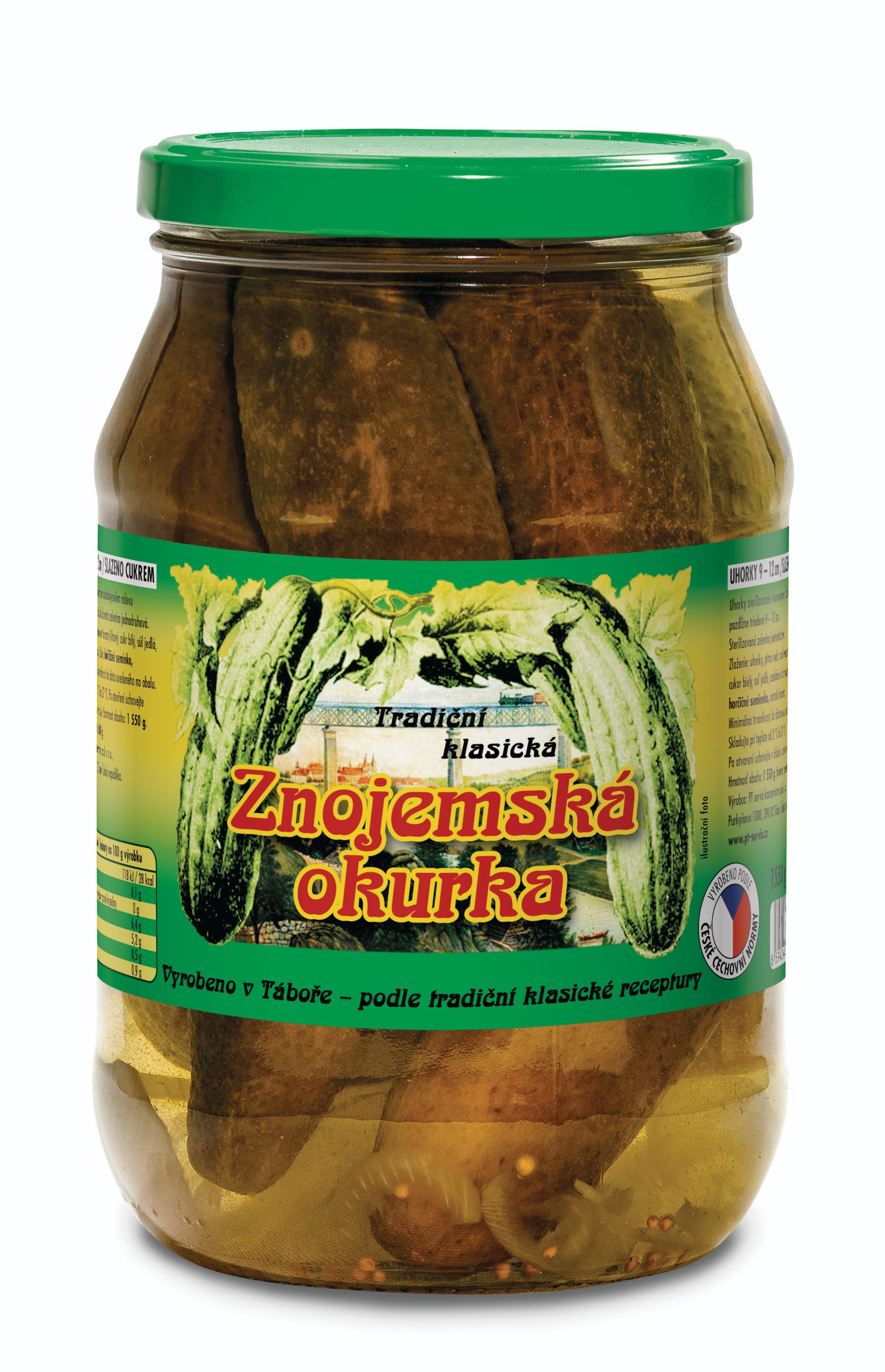 Znojemská okurka 9-12cm 1550g