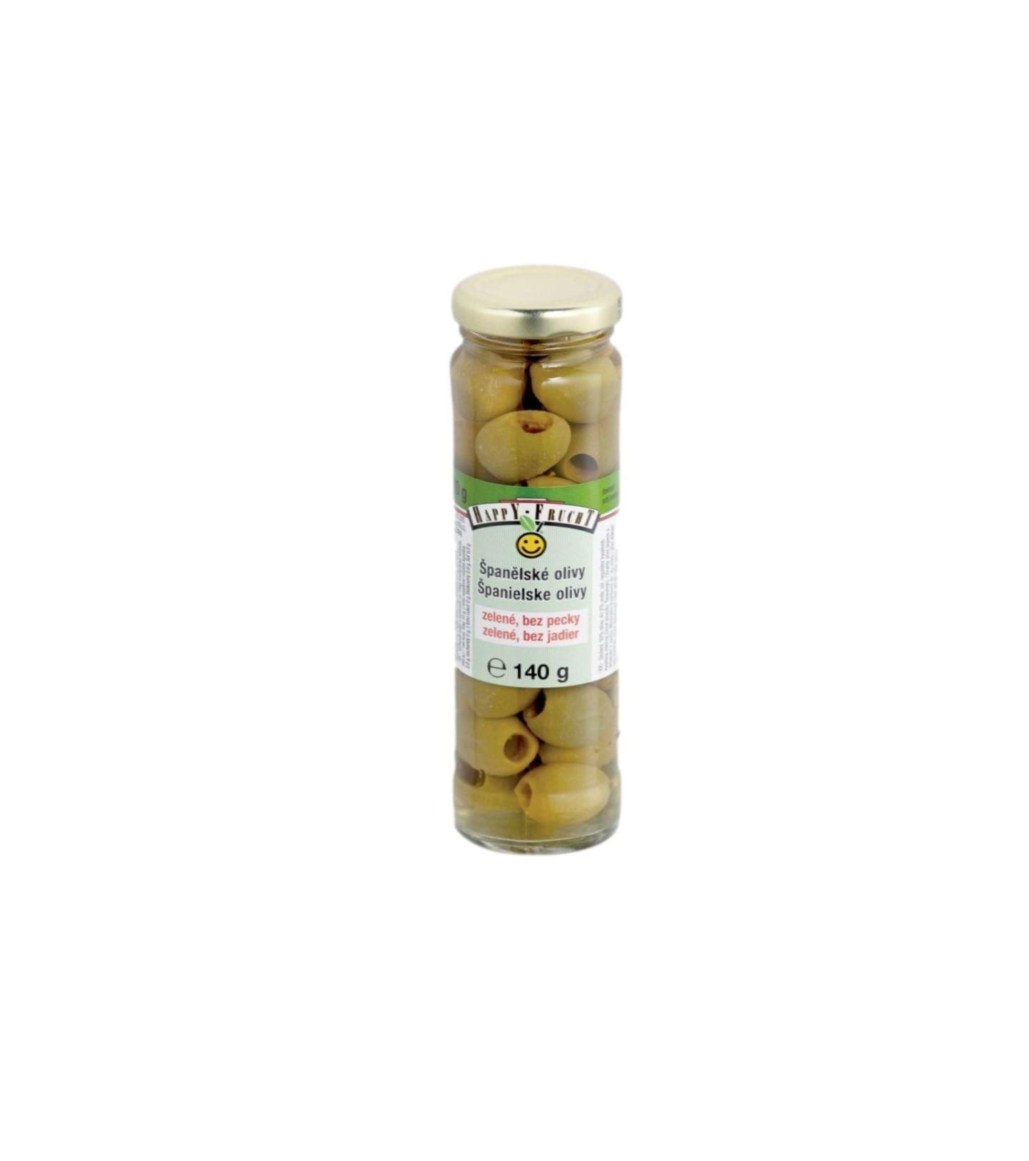 Happy Frucht Olivy zelené bez pecky 140 g