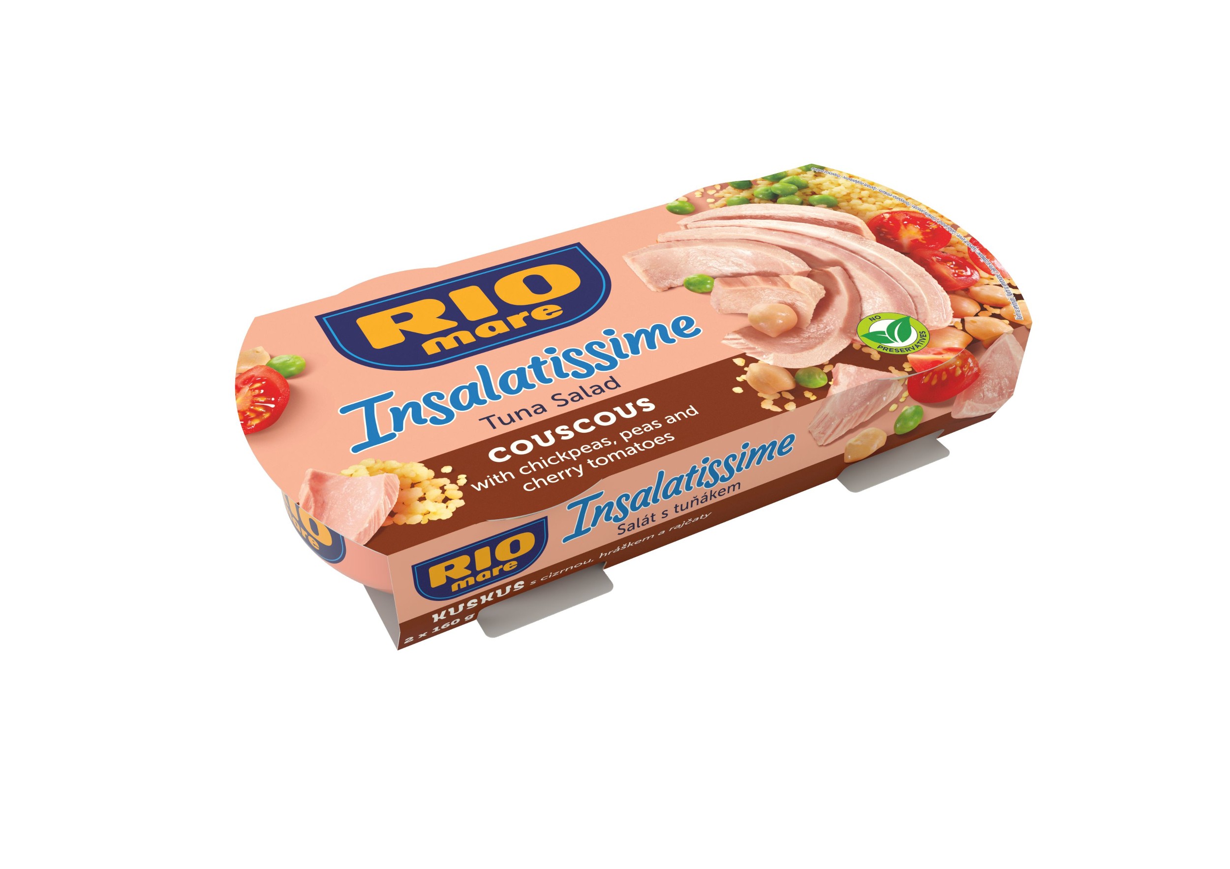 Rio Mare Insalatissime z kuskusu, zeleniny a tuňáka 2x160 g