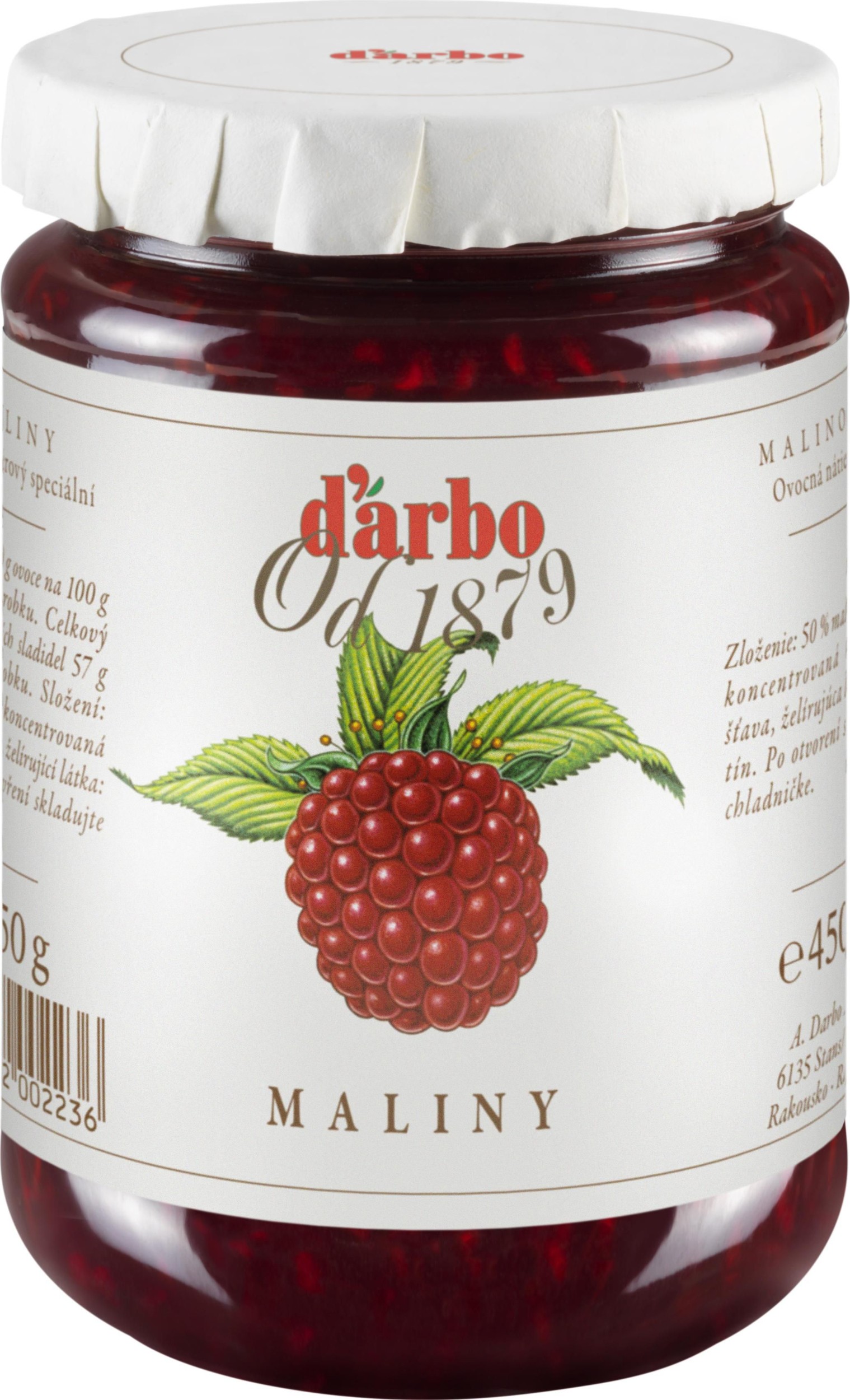 Darbo Džem malinový 450 g
