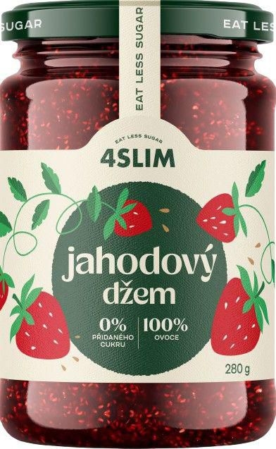 4Slim 100% džem jahodový 280g
